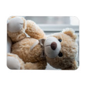 Magnet Flexible Ours en peluche assis confortablement (Horizontal)