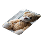 Magnet Flexible Ours en peluche assis confortablement (Côté Gauche)