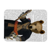 Magnet Flexible Ours en Robes Bleues 2 (Horizontal)