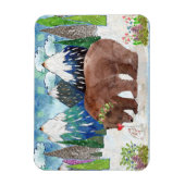 MAGNET FLEXIBLE OURS ET BUNNY PAR TRISTAN BERLUND (Vertical)