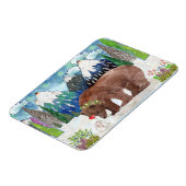 MAGNET FLEXIBLE OURS ET BUNNY PAR TRISTAN BERLUND (Côté Gauche)