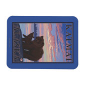 Magnet Flexible Ours et cub - Katmai, Alaska (Horizontal)