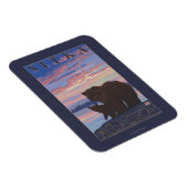 Magnet Flexible Ours et cub - Sitka, Alaska (Côté Droit)
