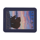Magnet Flexible Ours et cub - Sitka, Alaska (Horizontal)