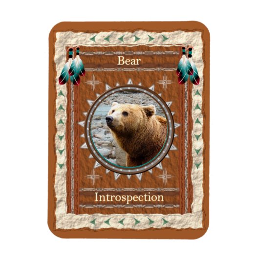 Magnet Flexible Ours -Introspection- Aimant Flexi Vinyle (Vertical)