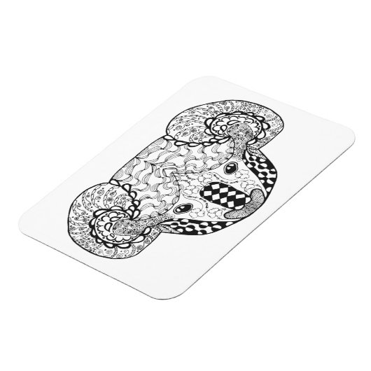 Magnet Flexible Ours Koala inspiré (Côté Gauche)