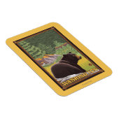 Magnet Flexible Ours noir en forêt - Washington (Côté Droit)