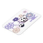 Magnet Flexible Ours polaire et bébé hiver (Côté Gauche)