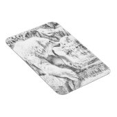 Magnet Flexible Ours polaire et eau (Côté Droit)