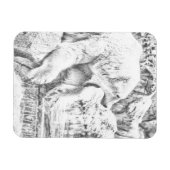 Magnet Flexible Ours polaire et eau (Horizontal)