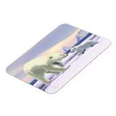 Magnet Flexible Ours Polaire - Mama Nez Meilleur (Côté Gauche)