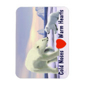 Magnet Flexible Ours Polaire - Mama Nez Meilleur (Vertical)