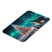 Magnet Flexible Ours Polaire Maman Cubs Arbre de Noël Aurora Borea (Côté Gauche)