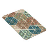 Magnet Flexible Outdoor | Blue & Green Tribal Pattern (Côté Droit)