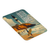 Magnet Flexible Outer Banks NC Vintage voyage (Côté Droit)