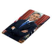 Magnet Flexible Oval Office Portrait, Obama Barack Président des É (Côté Gauche)