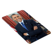 Magnet Flexible Oval Office Portrait, Obama Barack Président des É (Côté Droit)