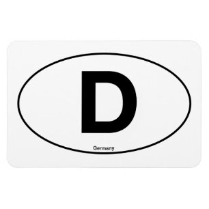 Magnet Flexible Ovale de l'Allemagne