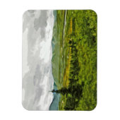 Magnet Flexible Overcast au parc national Denali Abstrait de l'Ala (Vertical)