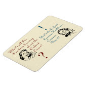 Magnet Flexible Oxford Comma pas Coma avec Retro Ladies (Côté Gauche)