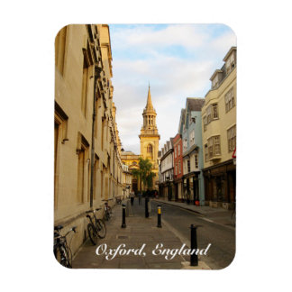 Magnet Flexible Oxford England Lincoln College Library Vue de rue