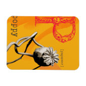 Magnet Flexible P est pour le pavot (Horizontal)