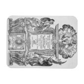 Magnet Flexible Page de titre de 'Della Architettura', publié 1590 (Horizontal)