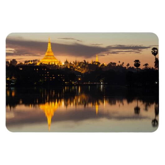 Magnet Flexible Pagode Shwedagon, Myanmar, Yangon (Horizontal)