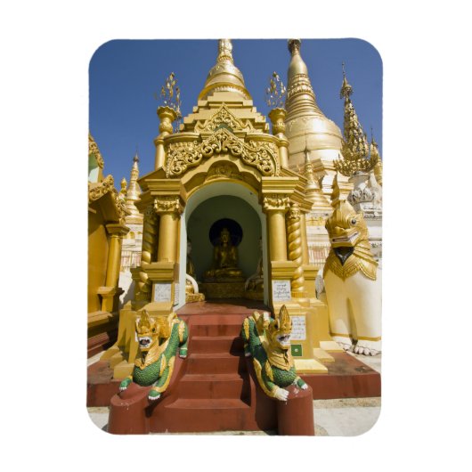 Magnet Flexible Pagode Shwedagon (Paya), grand site de temple que (Vertical)