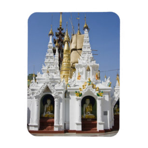 Magnet Flexible Pagode Shwedagon (Paya), grand site de temple qui 