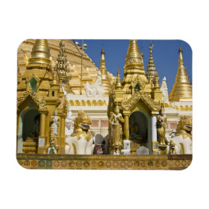 Magnet Flexible Pagode Shwedagon (Paya), grand site de temple qui