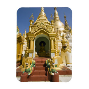 Magnet Flexible Pagode Shwedagon (Paya), grand site de temple qui 