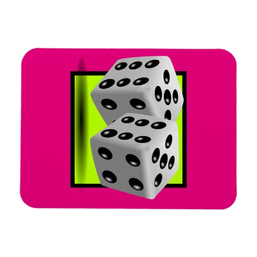 Magnet Flexible Paire de dés (Horizontal)