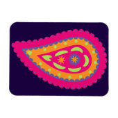 Magnet Flexible Paisley coloré (Horizontal)