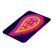 Magnet Flexible Paisley coloré (Côté Gauche)