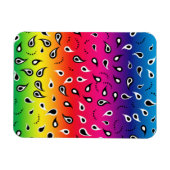 Magnet Flexible Paisley Rainbow (Horizontal)