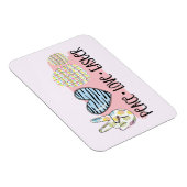 Magnet Flexible Paix, amour et Pâques (Côté Droit)
