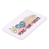 Magnet Flexible Paix, amour et Pâques (Côté Gauche)