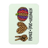 Magnet Flexible Paix - Amour - Halloween (Vertical)