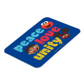 Magnet Flexible Paix Amour Unité (Côté Gauche)