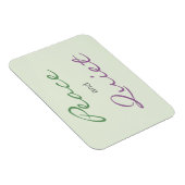 Magnet Flexible Paix et mots tranquilles (Côté Droit)