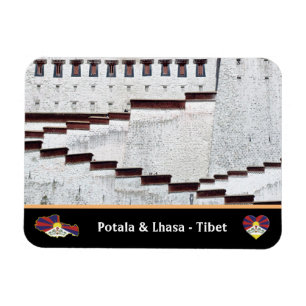 Magnet Flexible Palais de Potala et ville de Lhassa, Tibet / Himal