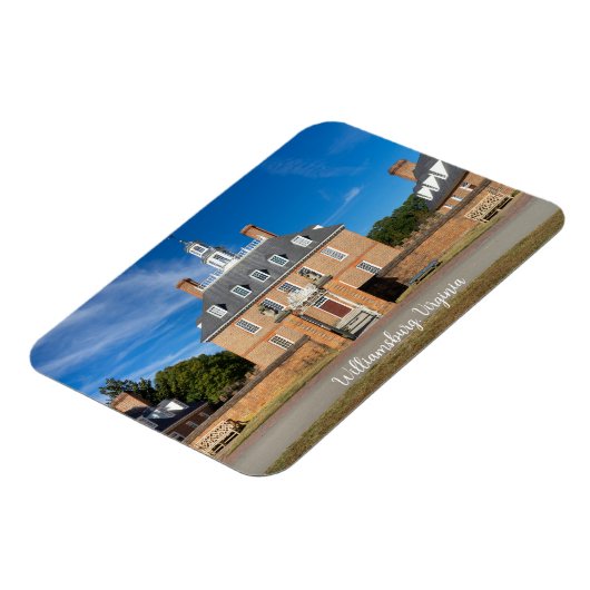 Magnet Flexible Palais des Gouverneurs à Williamsburg VA (Côté Gauche)