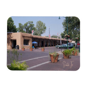 Magnet Flexible Palais des Gouverneurs Père Noël Fe Nouveau Mexiqu