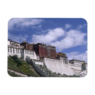 Magnet Flexible Palais du Potala sur la montagne la demeure du Dal
