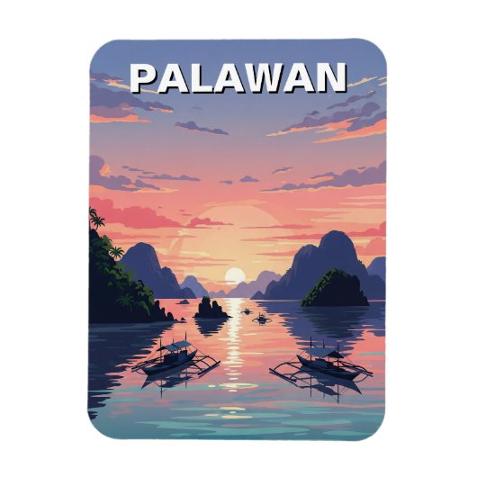 Magnet Flexible Palawan Philippines Travel (Vertical)