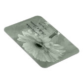 Magnet Flexible Pale Green Tinted Daisy Wedding Enregistrer la dat (Côté Droit)