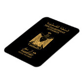 Magnet Flexible Palestine passport (Côté Gauche)