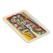 Magnet Flexible Palm Springs California CA Grande Lettre carte pos (Côté Droit)