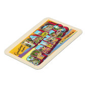 Magnet Flexible Palm Springs California CA Grande Lettre carte pos (Côté Gauche)